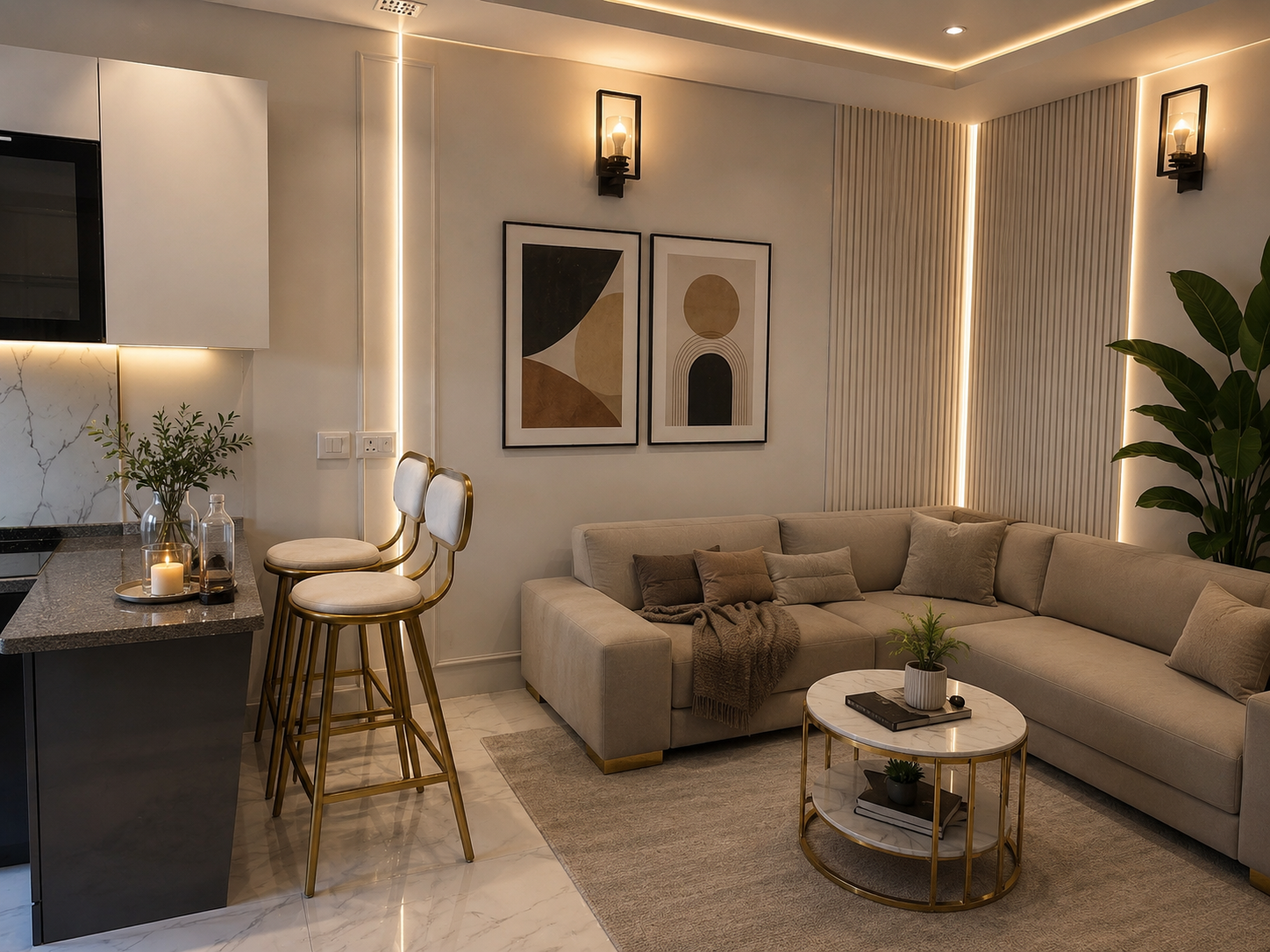 Student apartment near Noida metro — Nigerian students self-contained housing India
