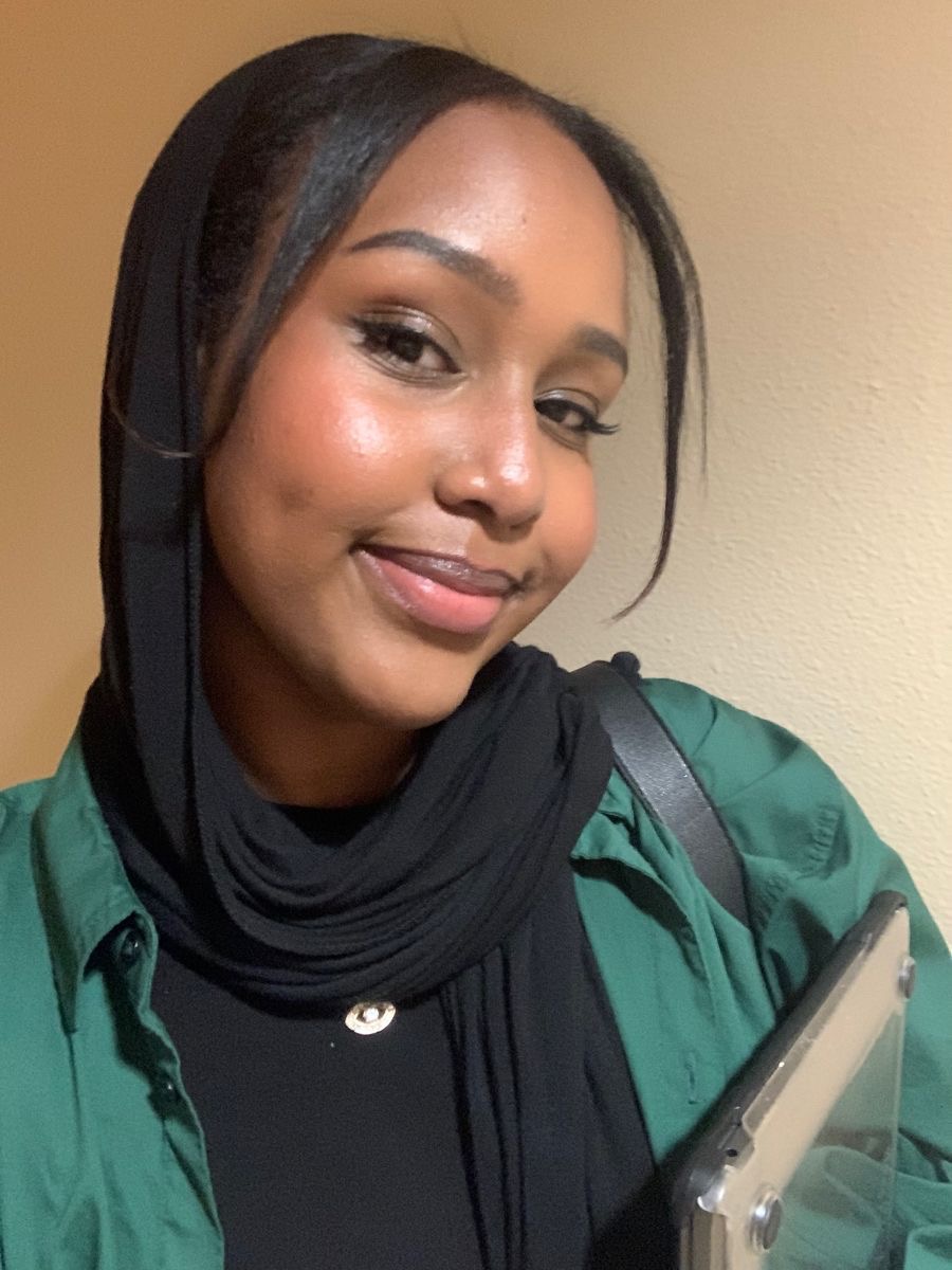 Nigerian female student studying in India